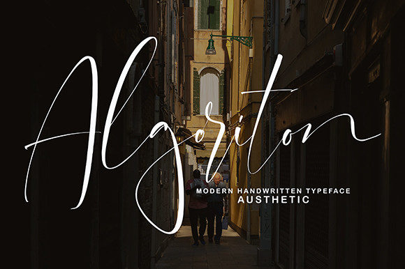 Algoriton: A Handwritten Font for Editorial Elegance