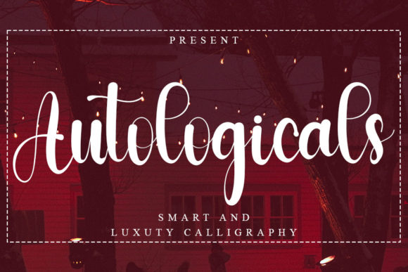 Autologicals: A Whimsical Handwritten Font for Creative Projects