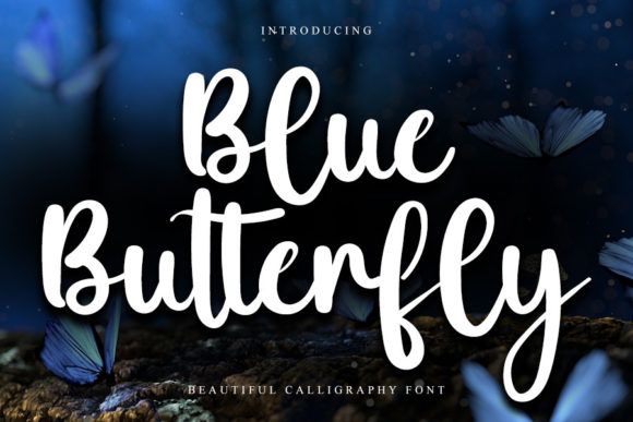Blue Butterfly: A Handwritten Font for Elegant Editorial Design