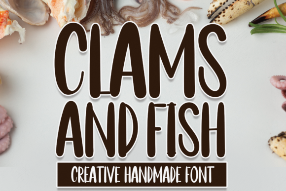 Clams and Fish: A Handwritten Font for Editorial Charm