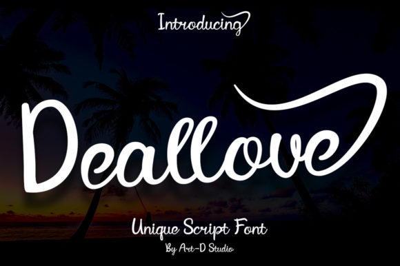 Deallove: A Handwritten Font for Creative Branding
