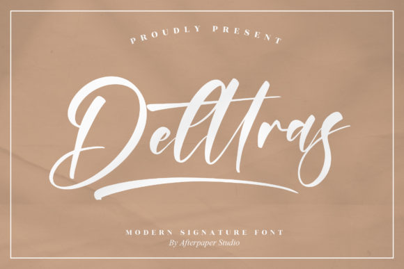 Discover Delttras: A Versatile Script Font for Editorial Design