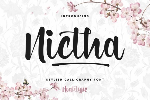 Discover Nictha: A Premium Script Font for Makers