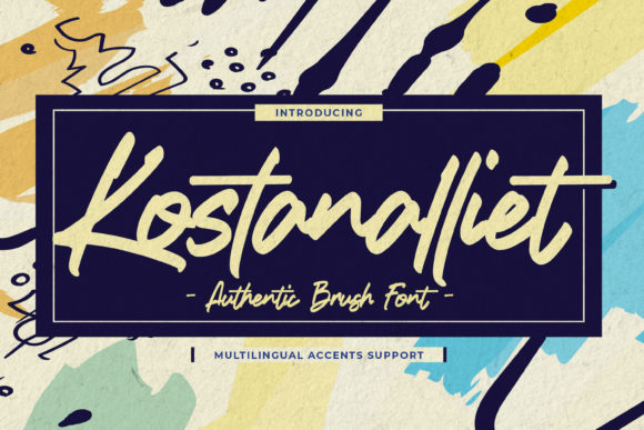 Discovering Kostanalliet: A Handwritten Font for Elegant Design