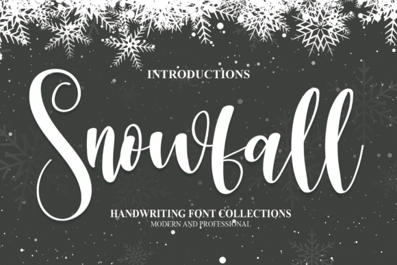 Discovering Snowfall: A Handwritten Font for Editorial Elegance