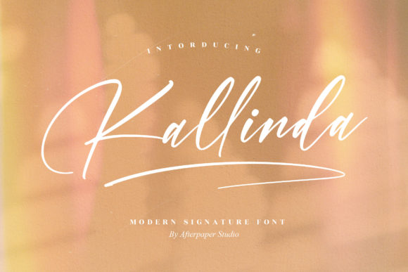 Elevate Your Brand with Kallinda: A Versatile Script Font