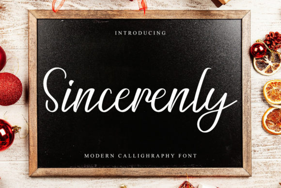 Enhance Your Brand with Sincerely: A Charming Script Font