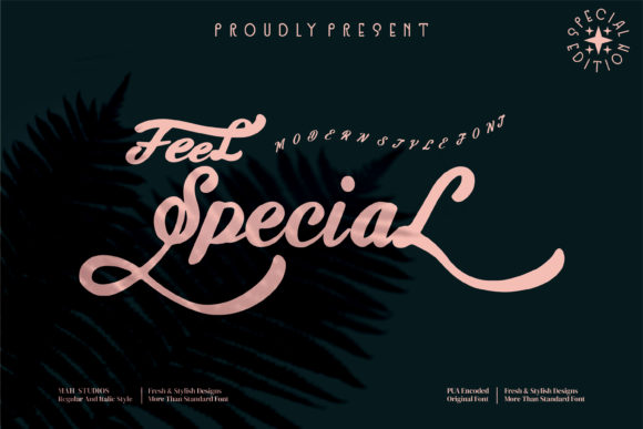Feel Special: A Script Font for Memorable Web Design