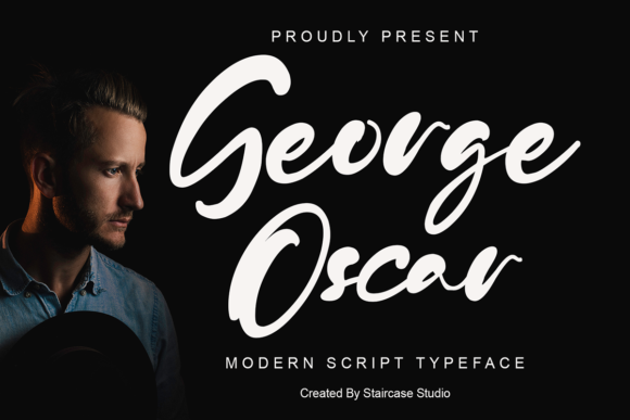 George Oscar: A Modern Script Typeface for Editorial Elegance