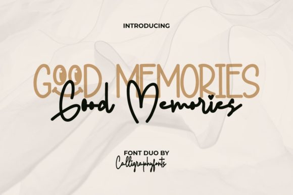 Good Memories: A Font Duo for Editorial Elegance