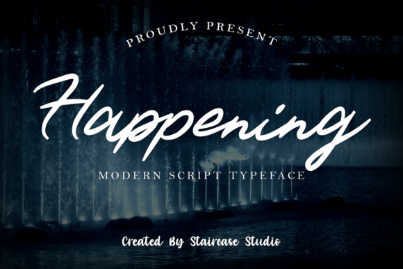 Happening: A Versatile Modern Script Font for Branding