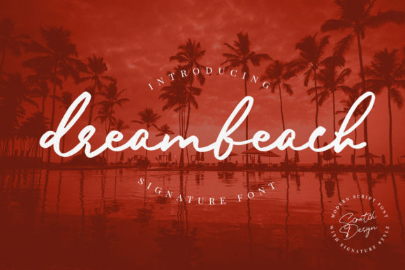 Introducing Dreambeach: A Modern Script Font for Web Design