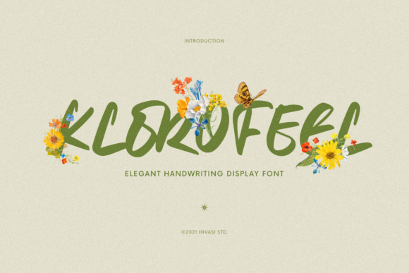Klorofeel: A Handwritten Font for Elegant Editorial Design