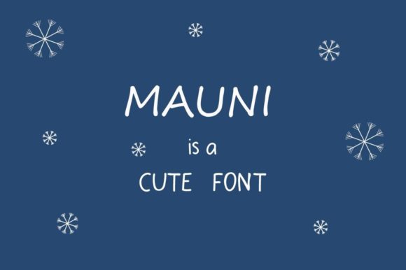 Mauni: The Perfect Handwritten Font for Your Creative Projects
