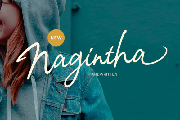 Nagintha: A Vintage Handwritten Script for Editorial Elegance