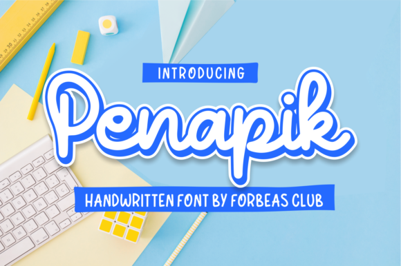 Penapik: A Handwritten Font for Elegant Editorial Design