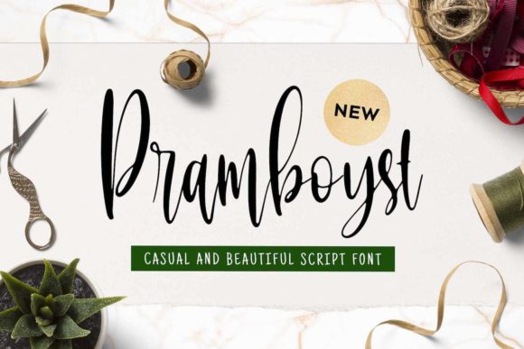 Pramboyst: A Versatile Script Font for Modern Design