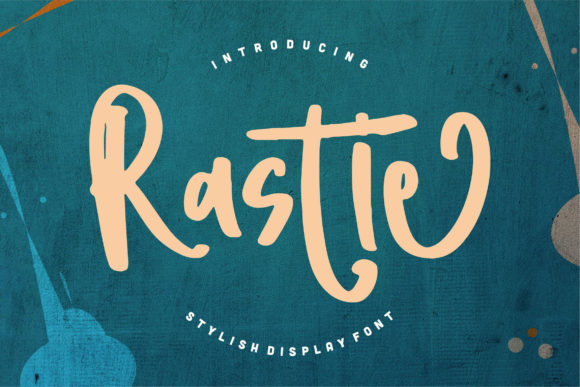 Rastie: A Handwritten Font for Editorial Elegance