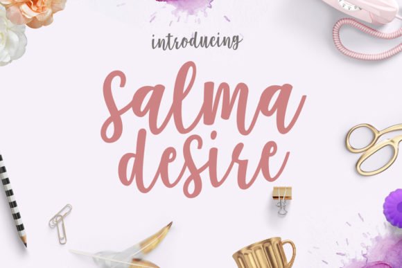 Salma Desire: A Modern Handwritten Font for Stylish Branding