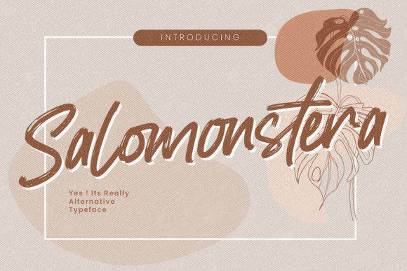 Salomonstera: A Charming Script Font for Editorial Elegance