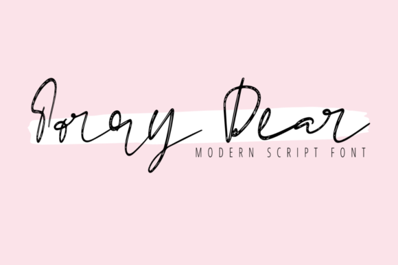 Sorry Dear: A Handwritten Font for Charming Craft Projects
