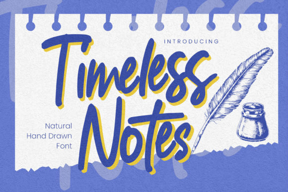 Timeless Notes: A Handwritten Font for Editorial Charm