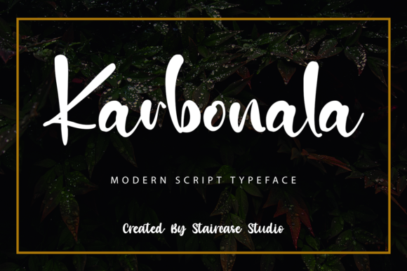 Transform Your Brand with Karbonala: A Modern Script Font