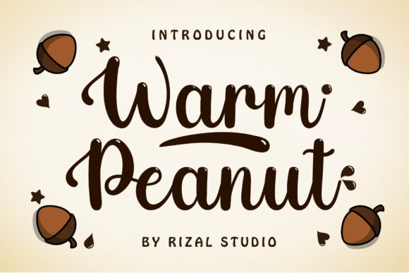 Warm Peanut: A Handwritten Font for Elegant Web Design