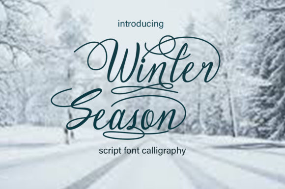 Winter Season: A Charming Script Font for Crafters